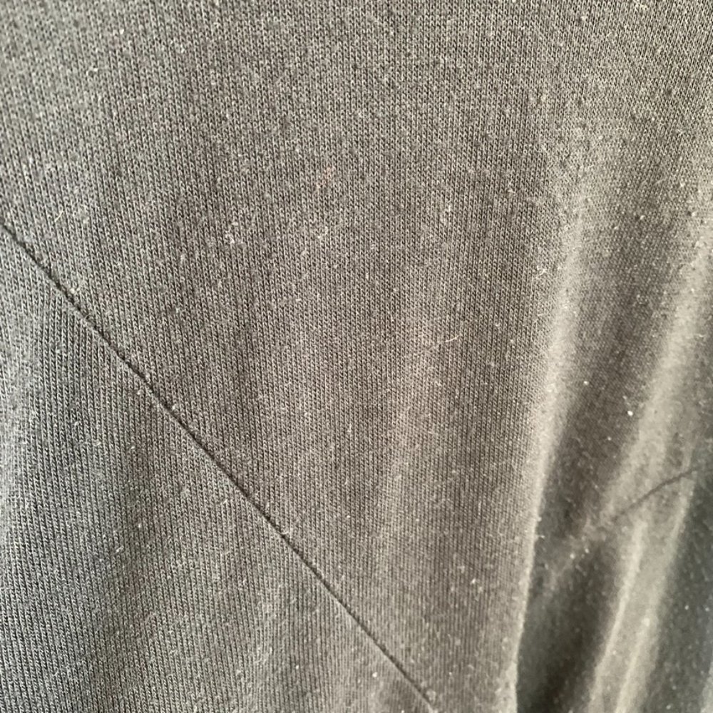 Ambiance Apparel Black Cowl Neck Quarter Sleeve Shirt - Picture 5 of 5